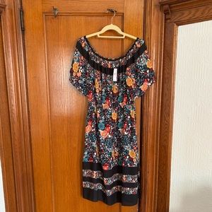 NEW Loft Boho Off Shoulder Dress